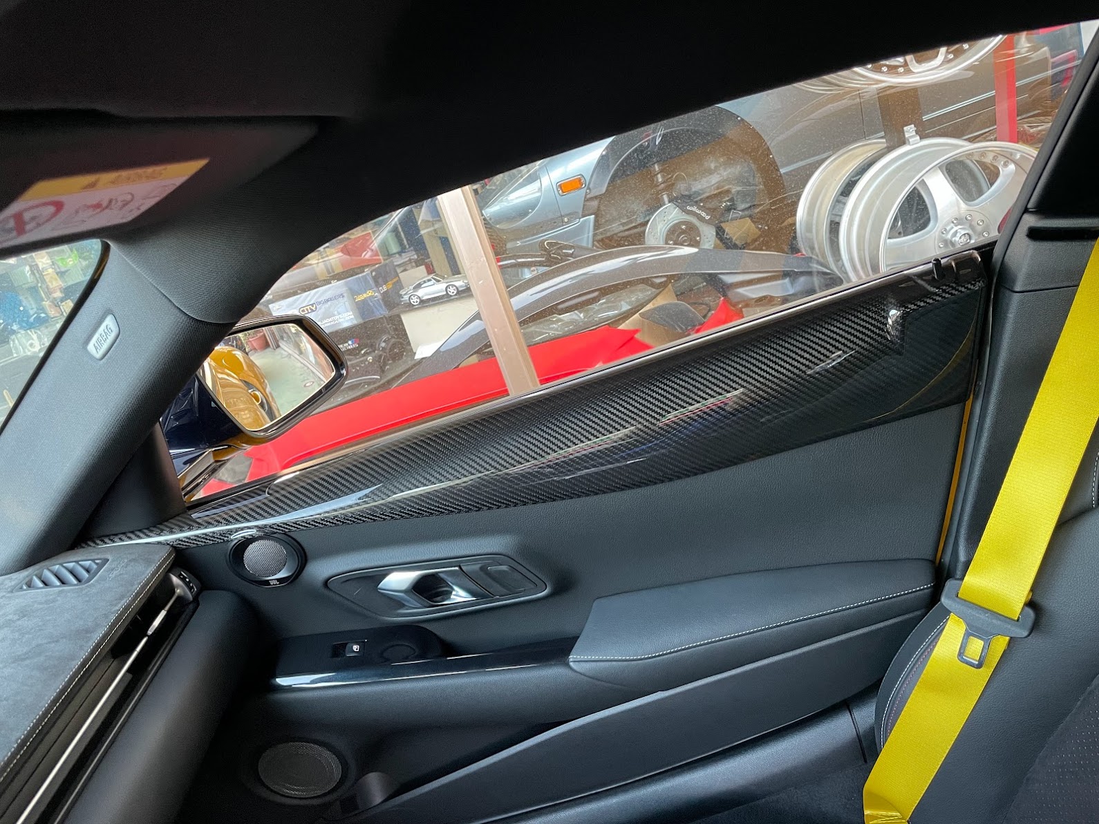 2020 up Toyota GR A90 Supra MKV Carbon door top panels