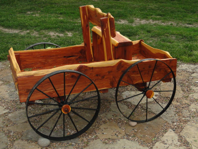 Cedar wagon