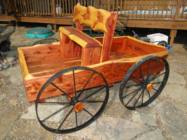 Cedar wagon