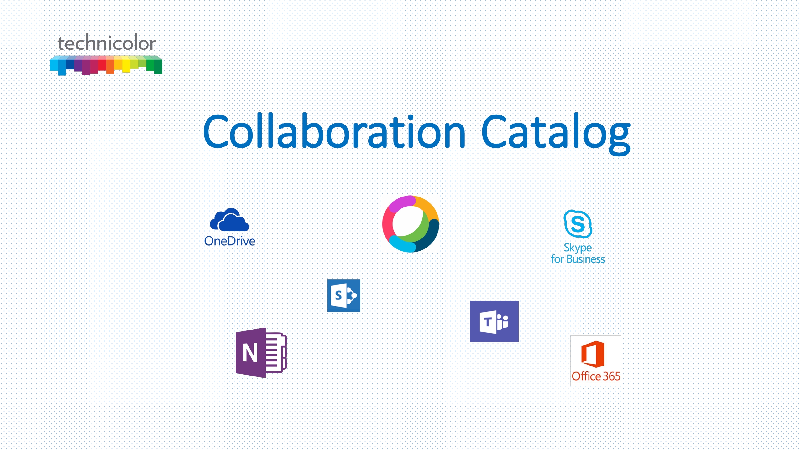 Collaboration catalog screenshot