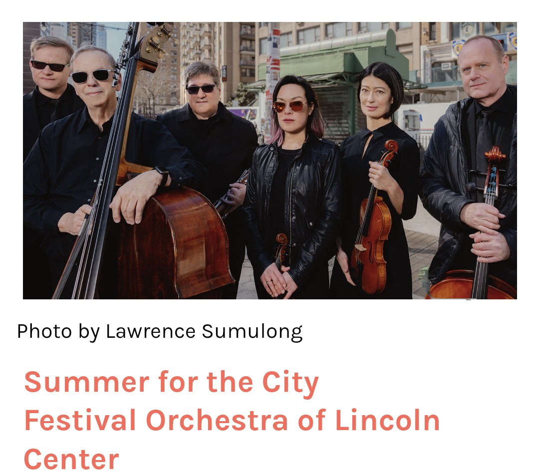 Lou Kosma, bass - Festival Orchestra of Lincoln Center