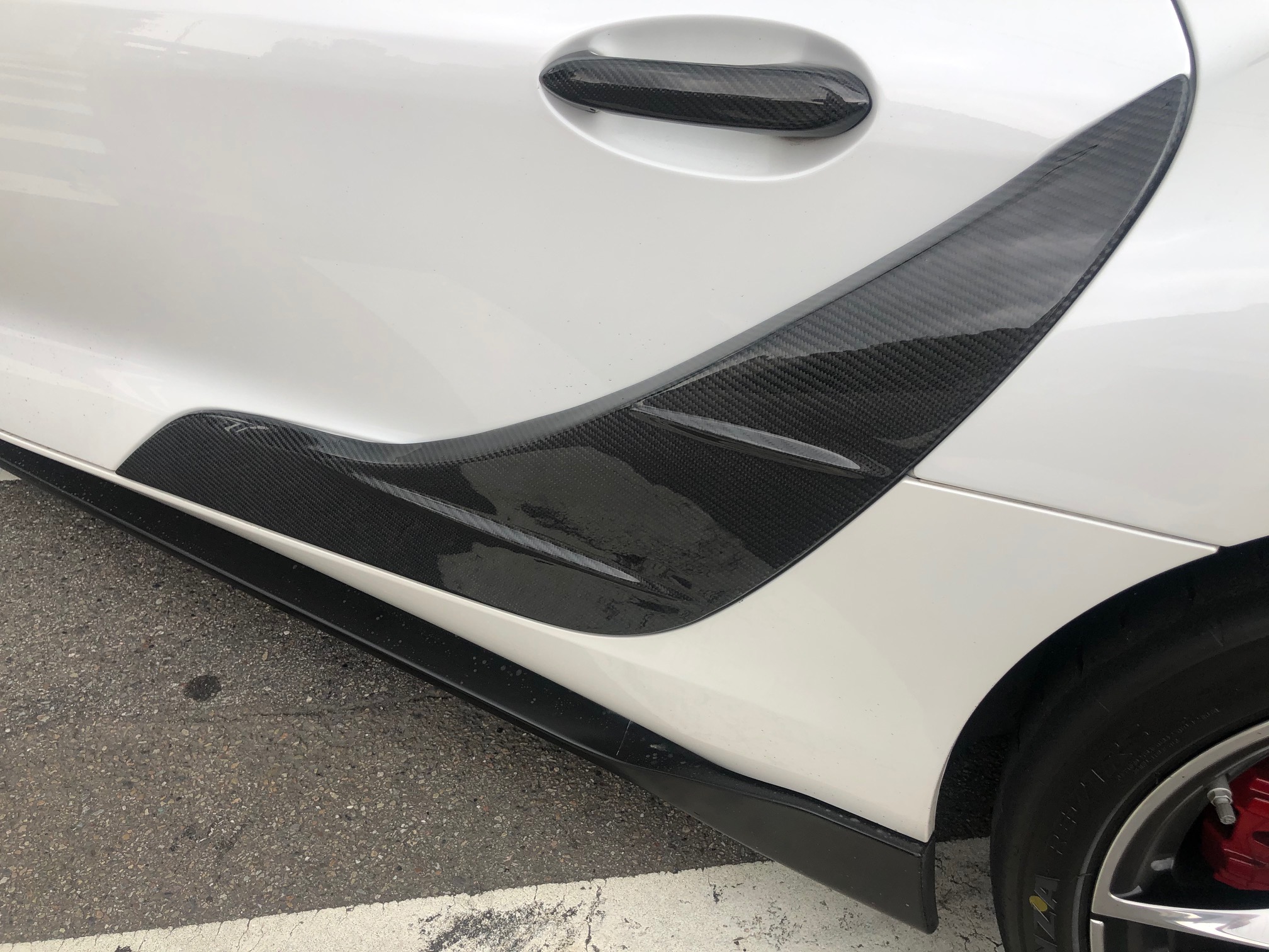 2020 up Supra A90 Carbon side vent delete covers