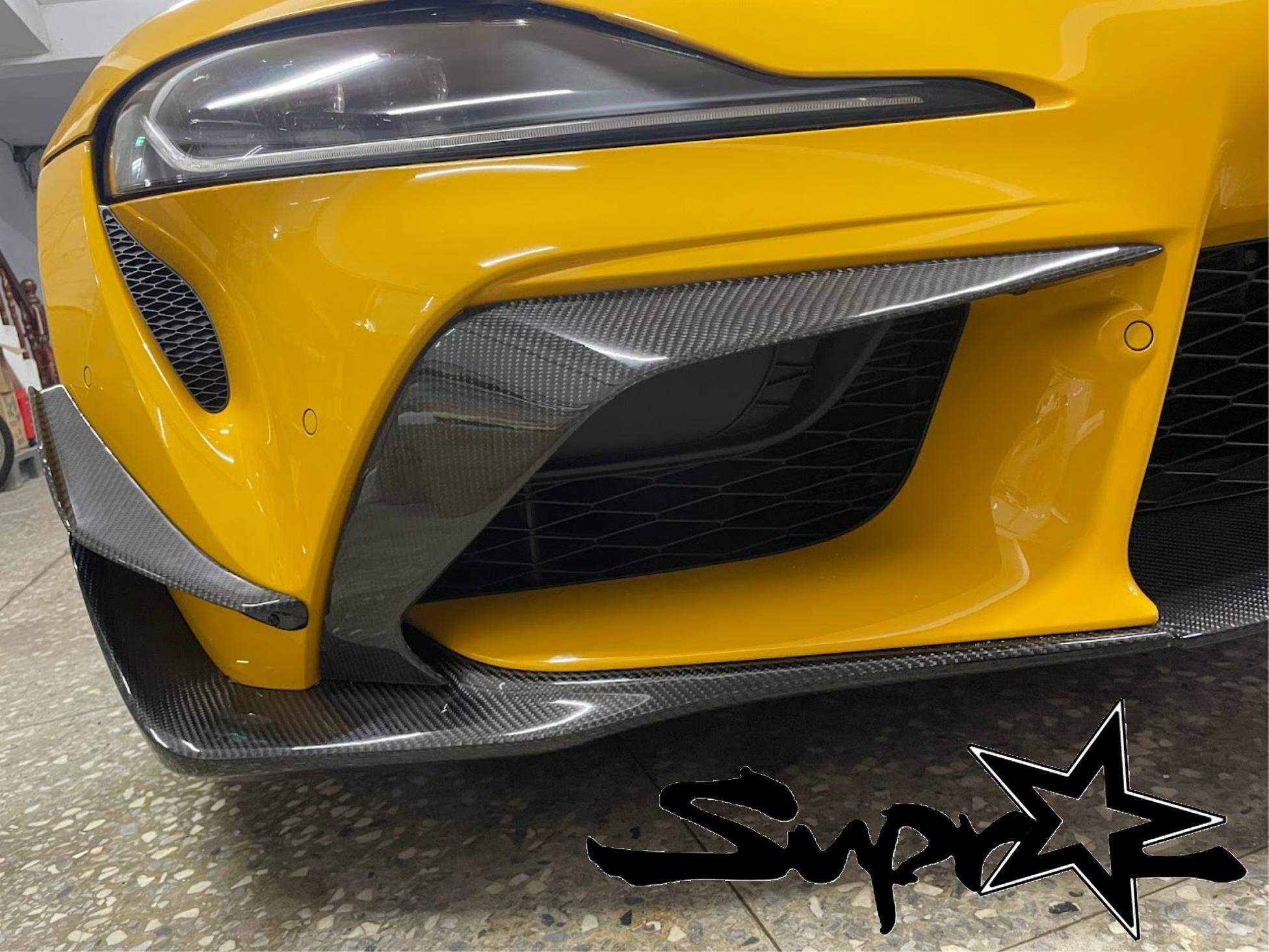 2020 up Toyota GR  Supra A90 Carbon front bumper air ducts