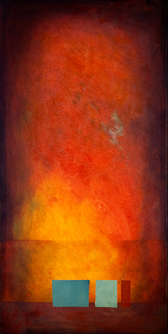 oil on stretched canvas 24 in. x 48 in. 